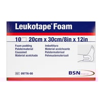 Leukotape Foam: foglio di gommapiuma tagliabile (scatola da 10 fogli)